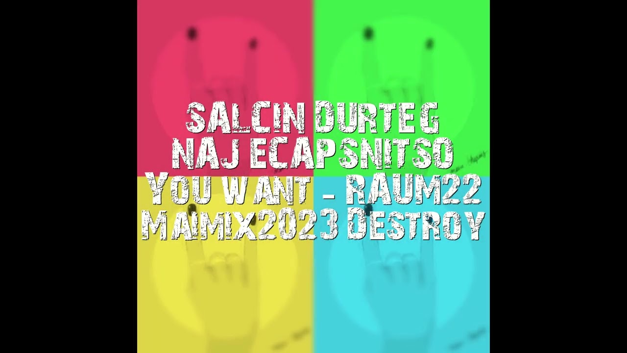 SALCIN DURTEG- NAJ ECAPSNITSOL You want - RAUM22 Mai@mix2023 Destroy