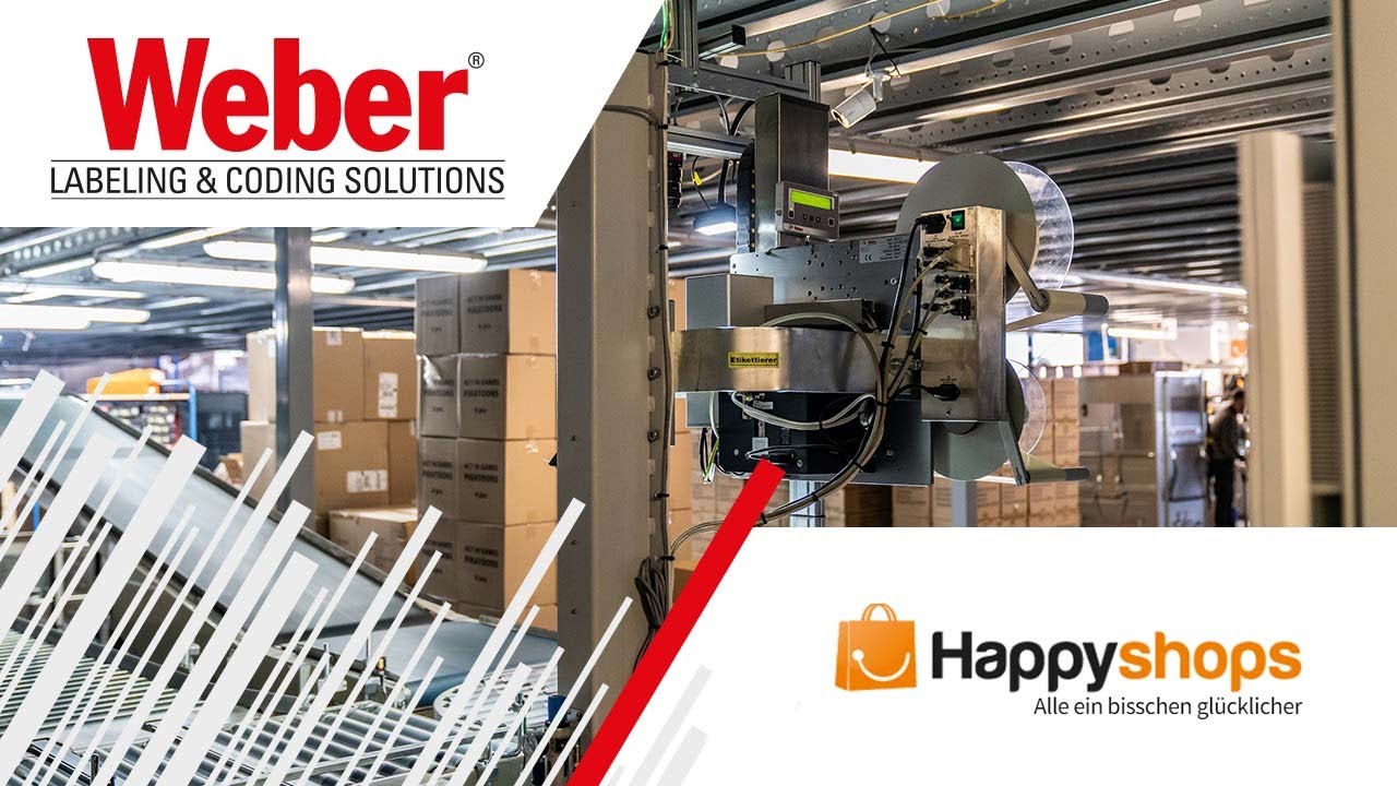 Fully automated individual shipping labelling | Weber Marking Systems