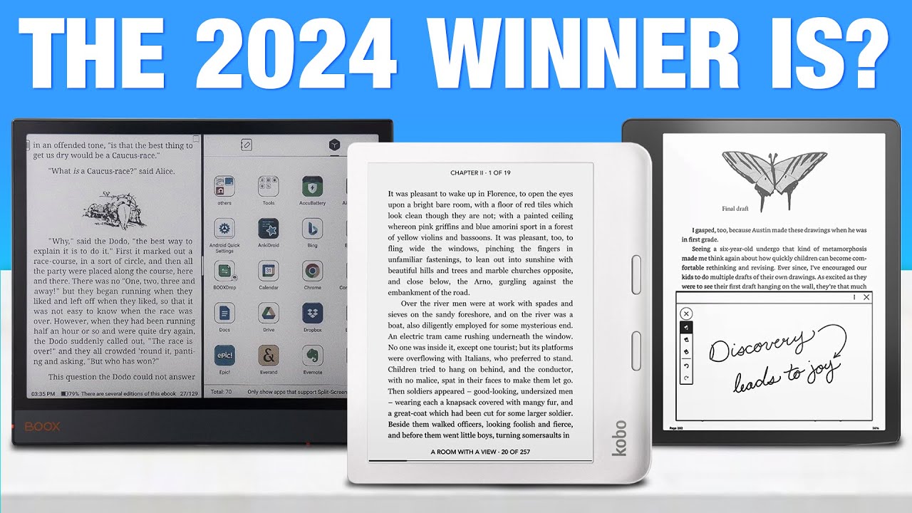 Best Ebook Readers 2024 - Top 6 Of The Very Best!