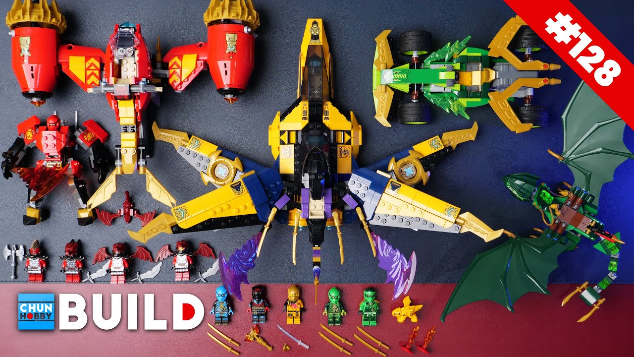 LEGO Speed Build! NINJAGO 2025 Vehicles & Dragon Collection! | LEGO NINJAGO 2025 | Beat Build