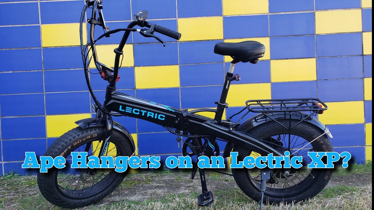 Ape Hangers on a Lectric XP!?!?  New bars and mods... The Lectric XP adventure continues...