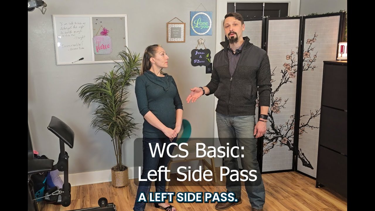 West Coast Swing Basic: Left side pass