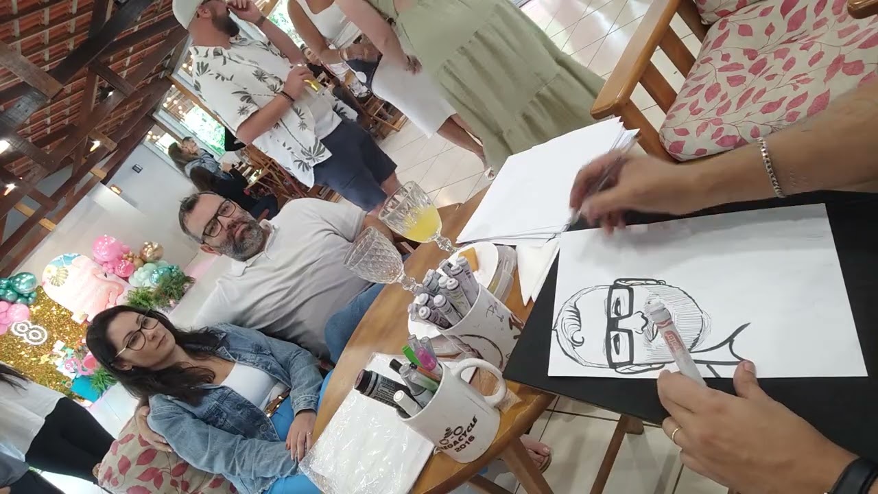 CARICATURA AO VIVO