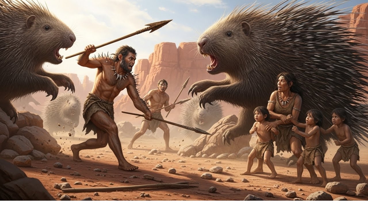 Life Millions of Years Ago | How Did Early Humans Hunt Antelopes and Survive Giant Porcupines?