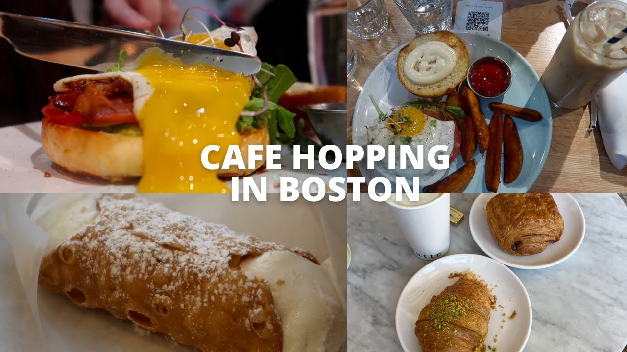living alone in boston | cafe hopping in boston + uni vlog 🍵 🥐