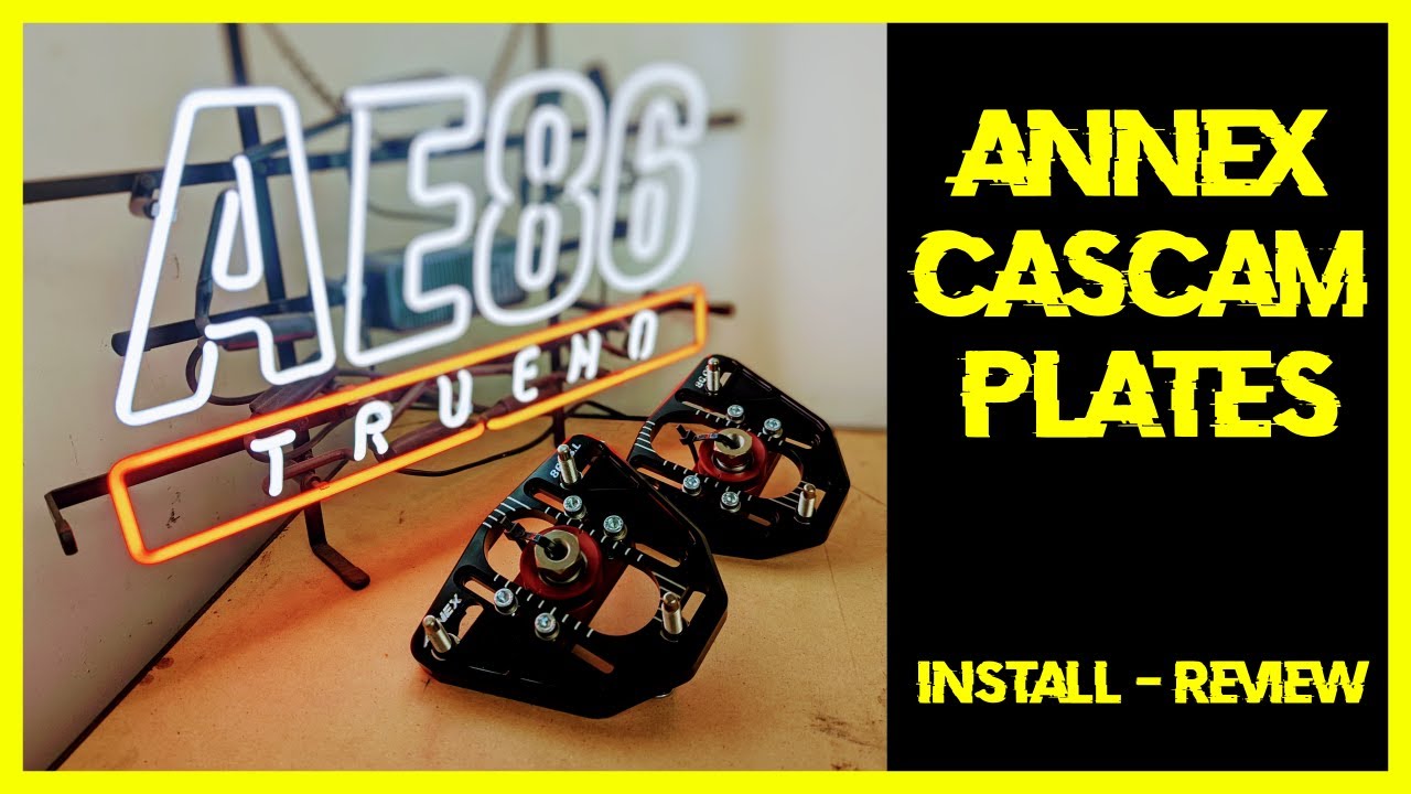 AE86 - UPGRADED Camber/Caster Plates - THESE ARE AWESOME! Annex CASCAM Plates