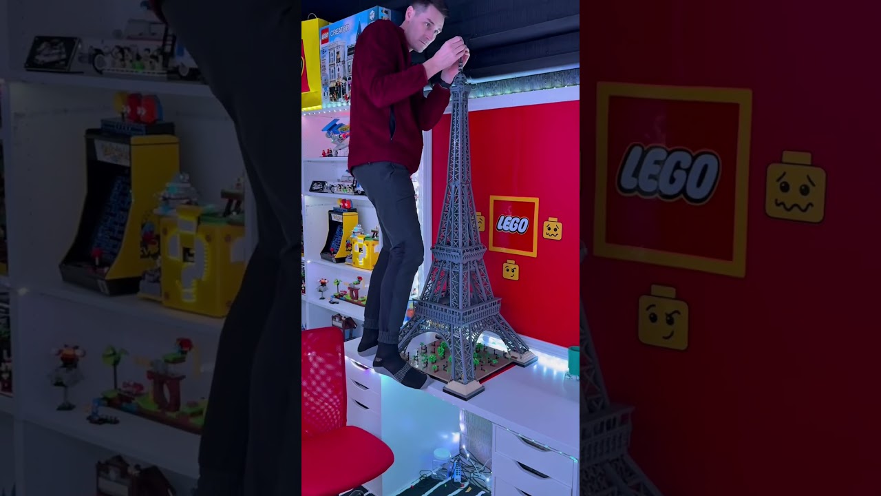 I did it! The LEGO Eiffel Tower set is complete! #bricktastic #eiffeltower #lego