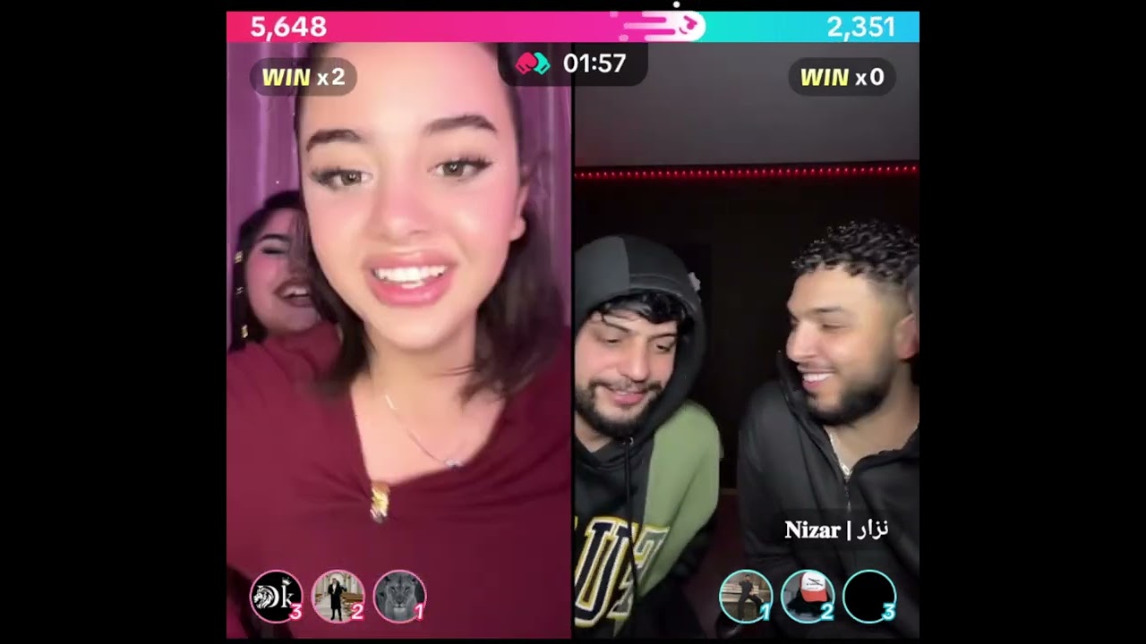ايناس مع موزو ونزار ونيرمين الرباعي الاجمل في البرنامج والمشكلة الجديدة