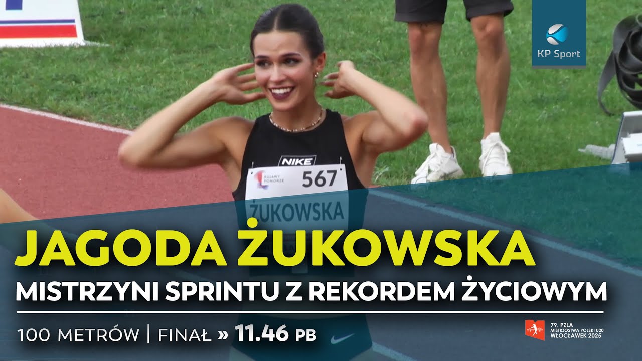 Jak wygrywać, to z rekordem życiowym! JAGODA ŻUKOWSKA - złoty medal MP U20 - Włocławek 2025
