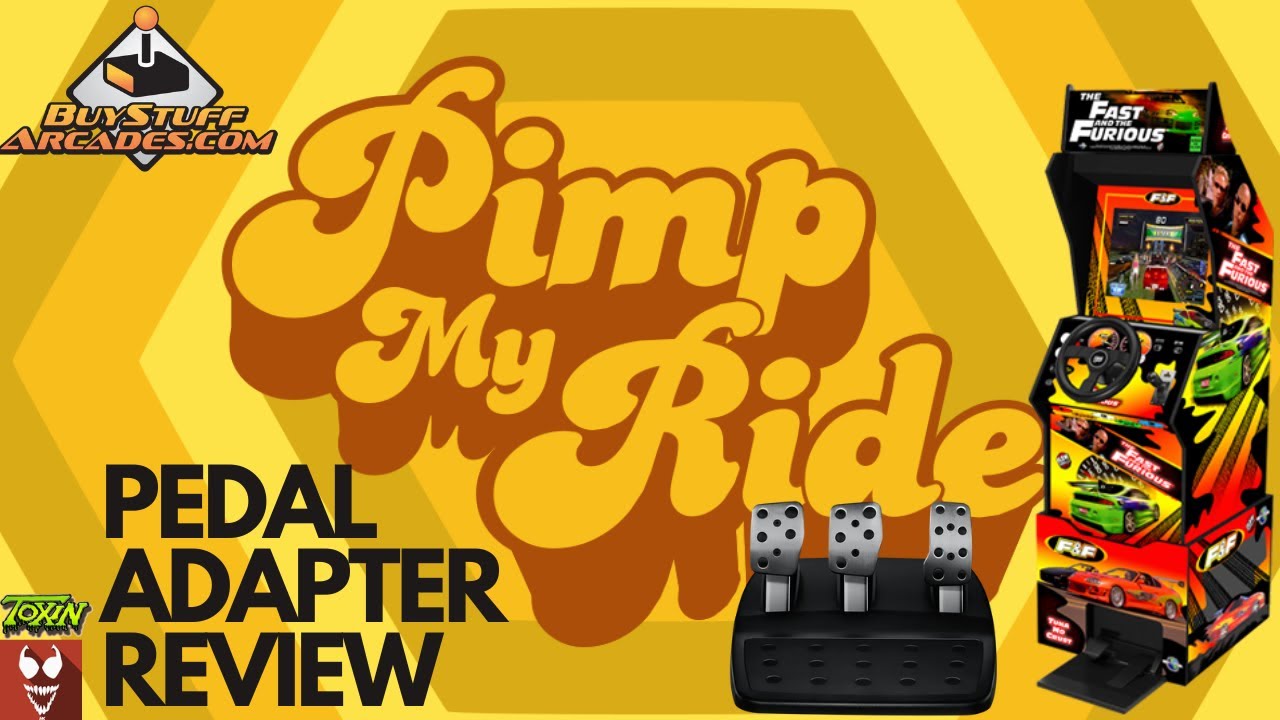 Pimp My Cab Buystuffarcades Pedal adapter for Fast and Furious Arcade1up