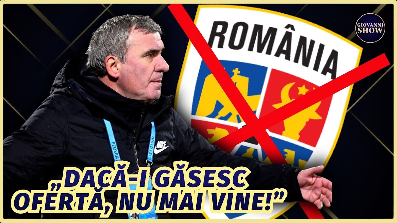 ANUNT BOMBA in direct: Gica Hagi RENUNTA la echipa nationala!? DEZVALUIRILE lui Giovanni Becali