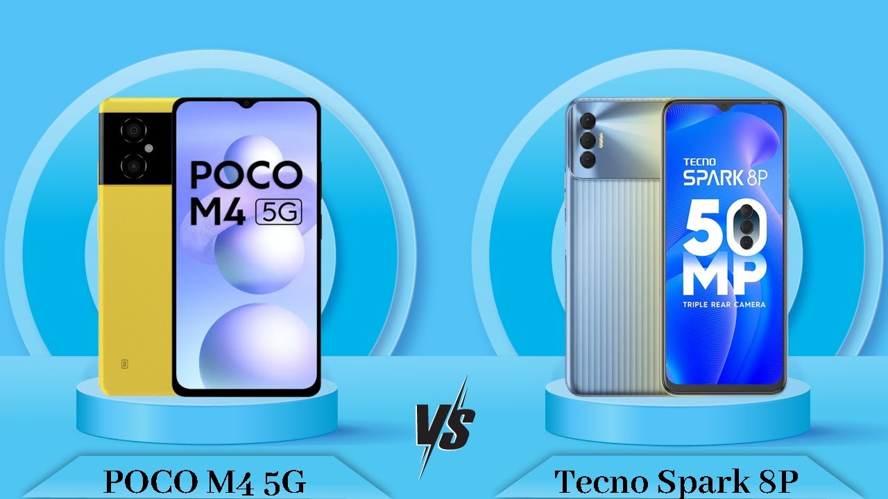 POCO M4 5G Vs Tecno Spark 8P - Full Comparison [Full Specifications]