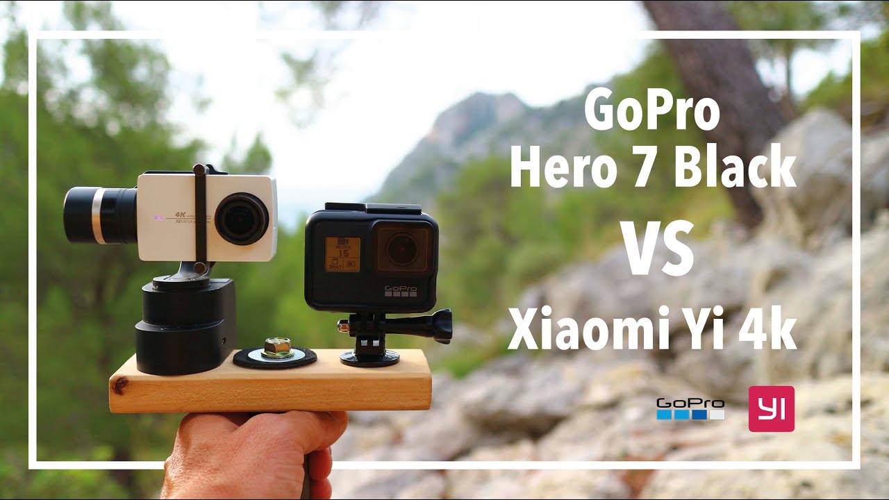 GoPro Hero 7 Black VS Xiaomi Yi 4k