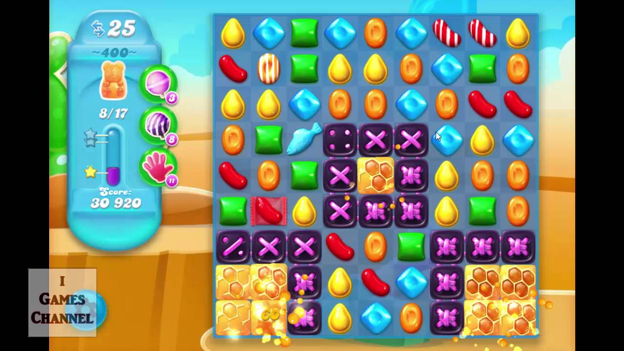 Candy Crush Soda Saga Level 400 Walktrough