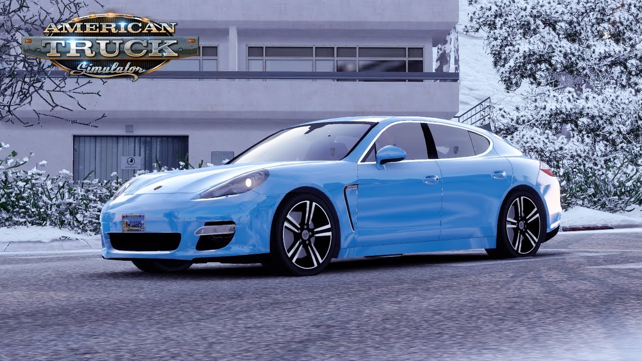 Безрассудная езда на Porsche в Калифорнии - American Truck Simulator