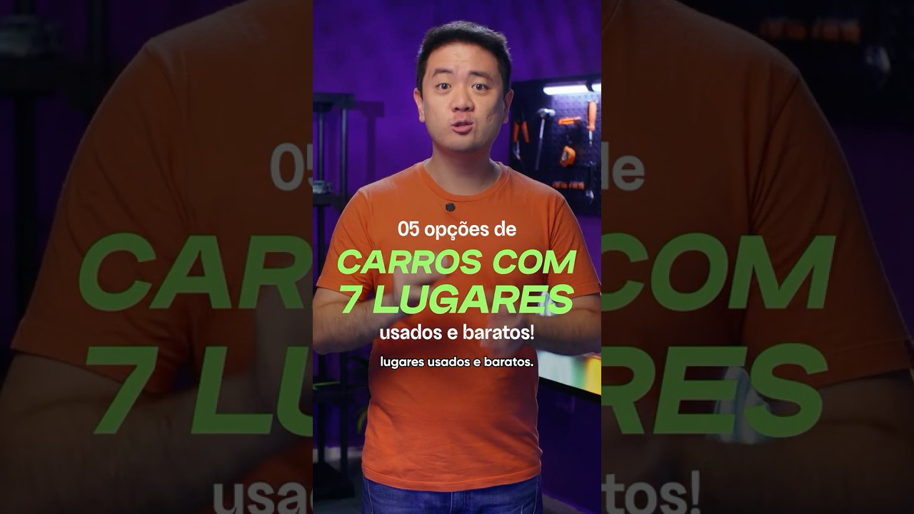 Carros de 7 lugares: confira 5 op&ccedil;&otilde;es