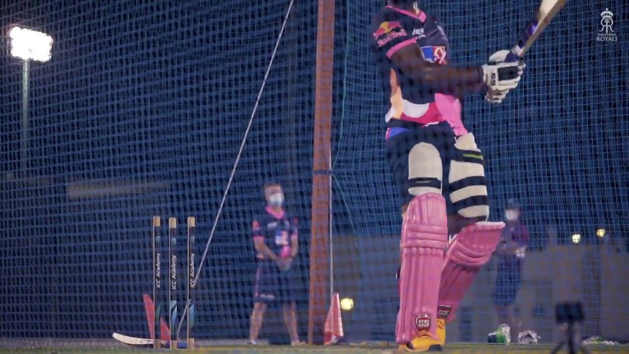 sanju samson superb batting practice IPL 2020