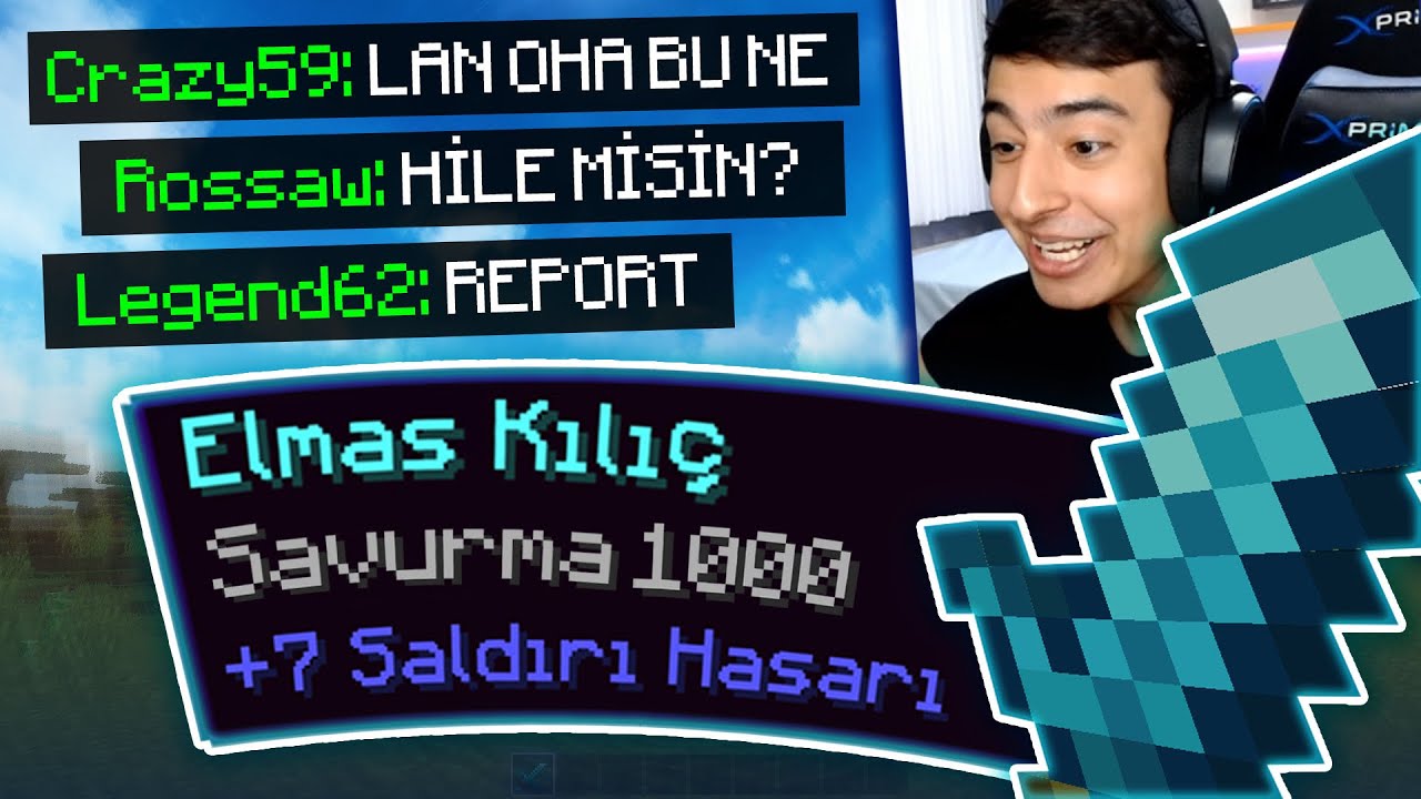 SAVURMA BÜYÜSÜ İLE TROLLEDİM !! -minecraft sonoyuncu uhc