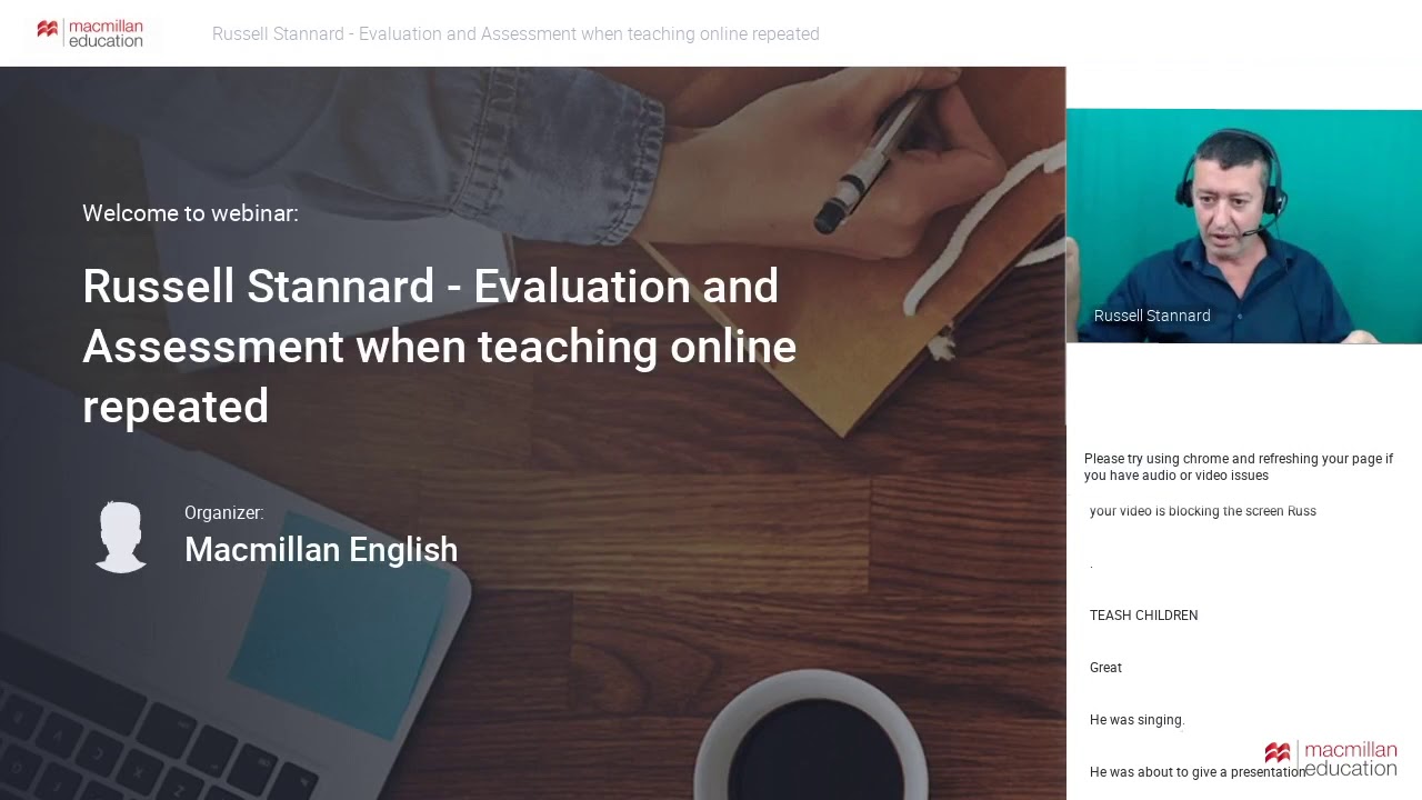 Evaluation and Assessment when teaching online [Advancing Learning Webinar]