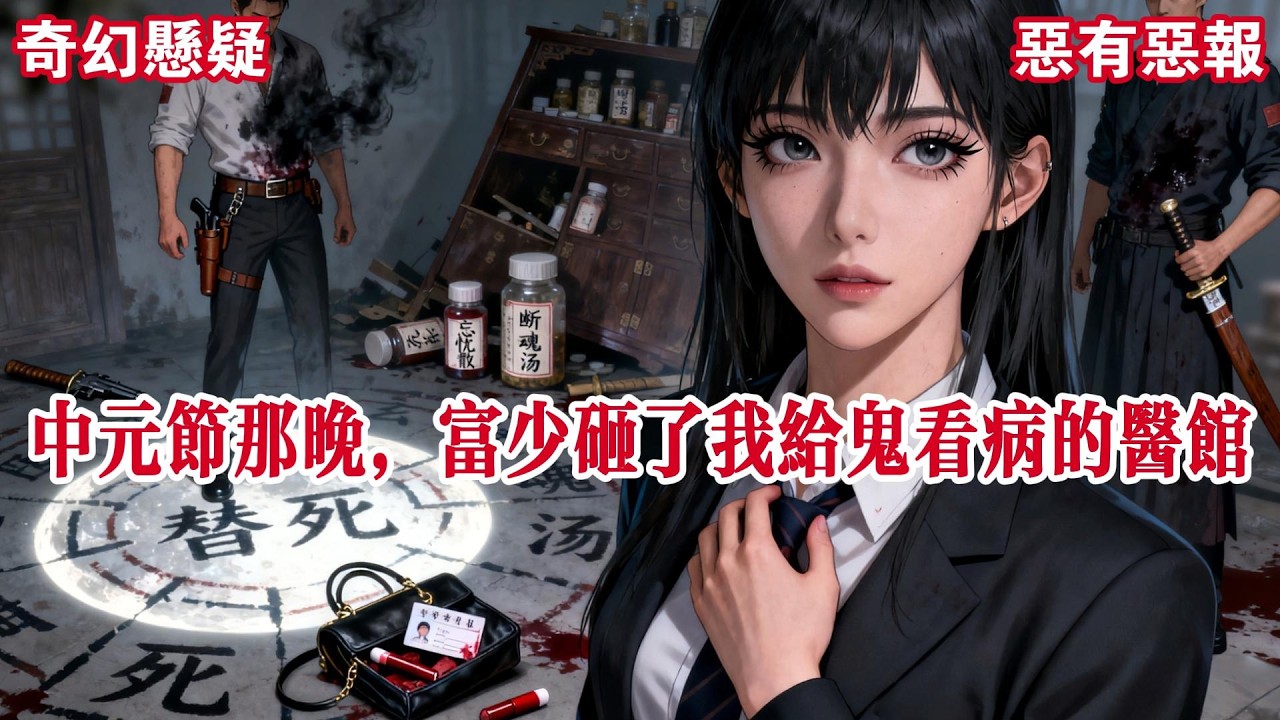 【完结】七月十五，中元节。一年里阴气最盛，鬼门大开，也是我这“渡魂医馆”最忙的时候。我特意点了三炷安神香。病床上是路小微，她三天前从教学楼跳下，怨气深入魂体.....#有声小说 #小说 #悬疑 #助眠