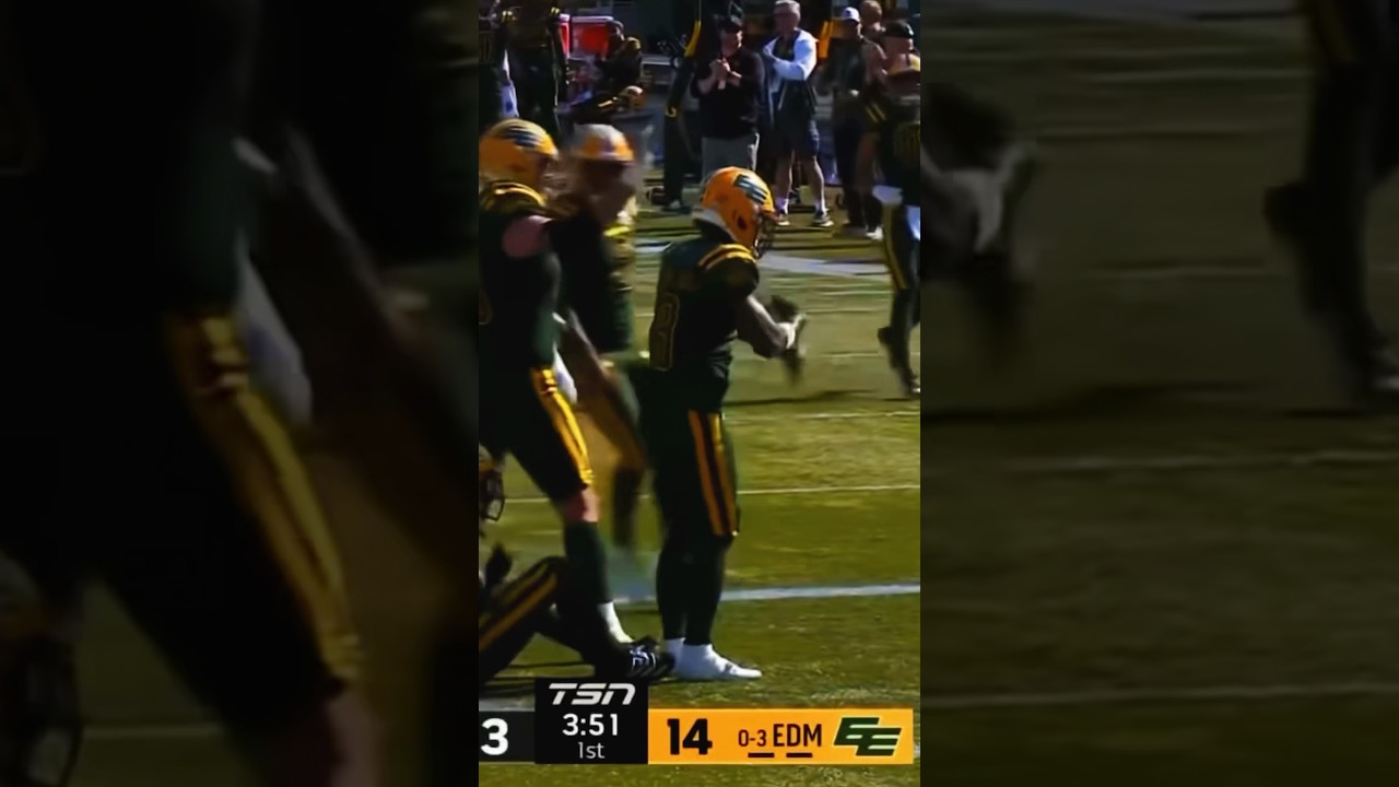 Aura Farming Touchdown Celebration #cfl