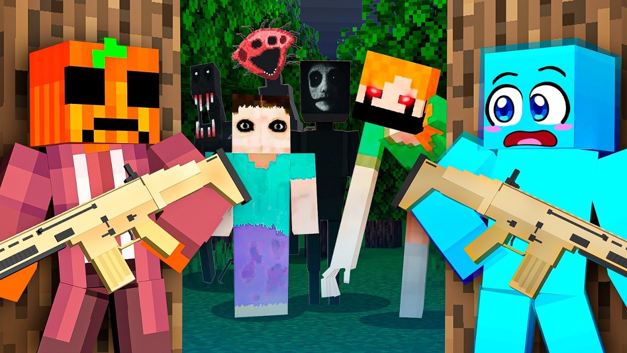 Us&eacute; ARMAS vs MODS DE TERROR en Minecraft!
