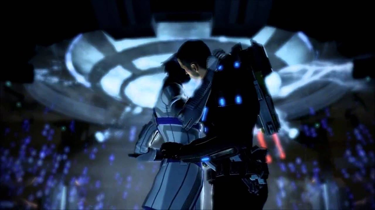 Mass Effect Shepard and Liara 