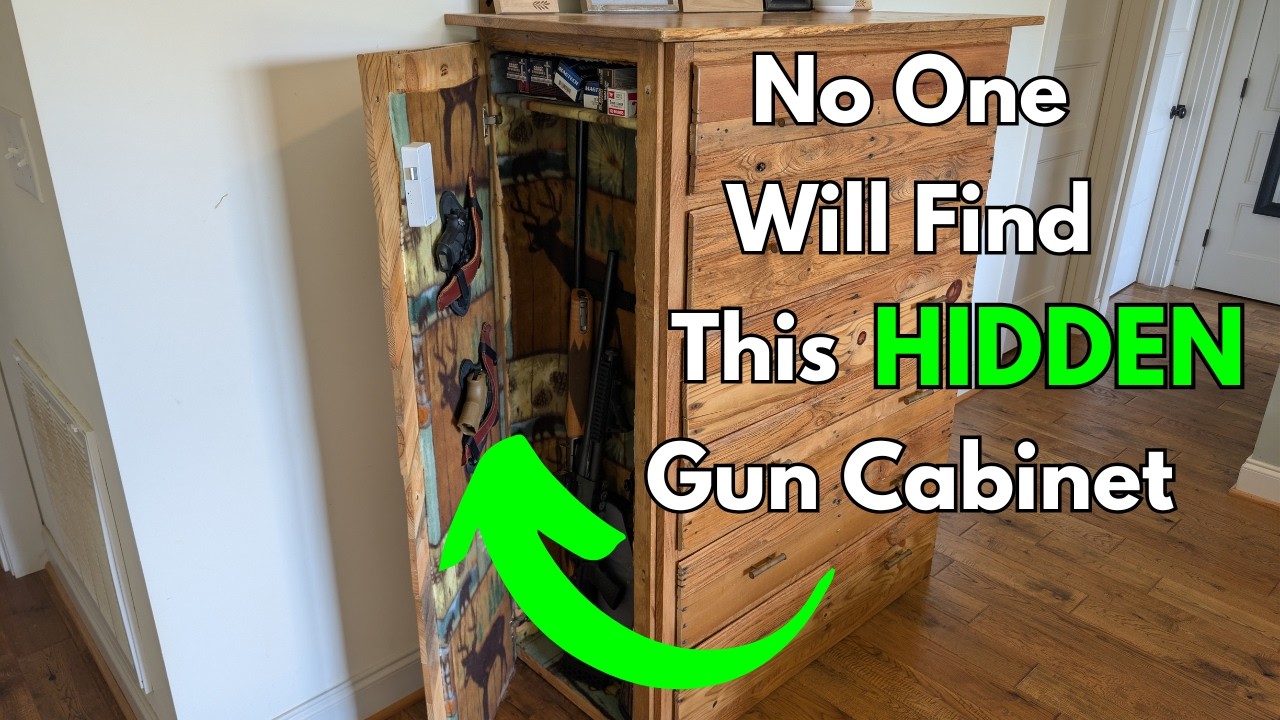 How to build a Dresser (hidden gun cabinet)  - Bublitz Craft Build