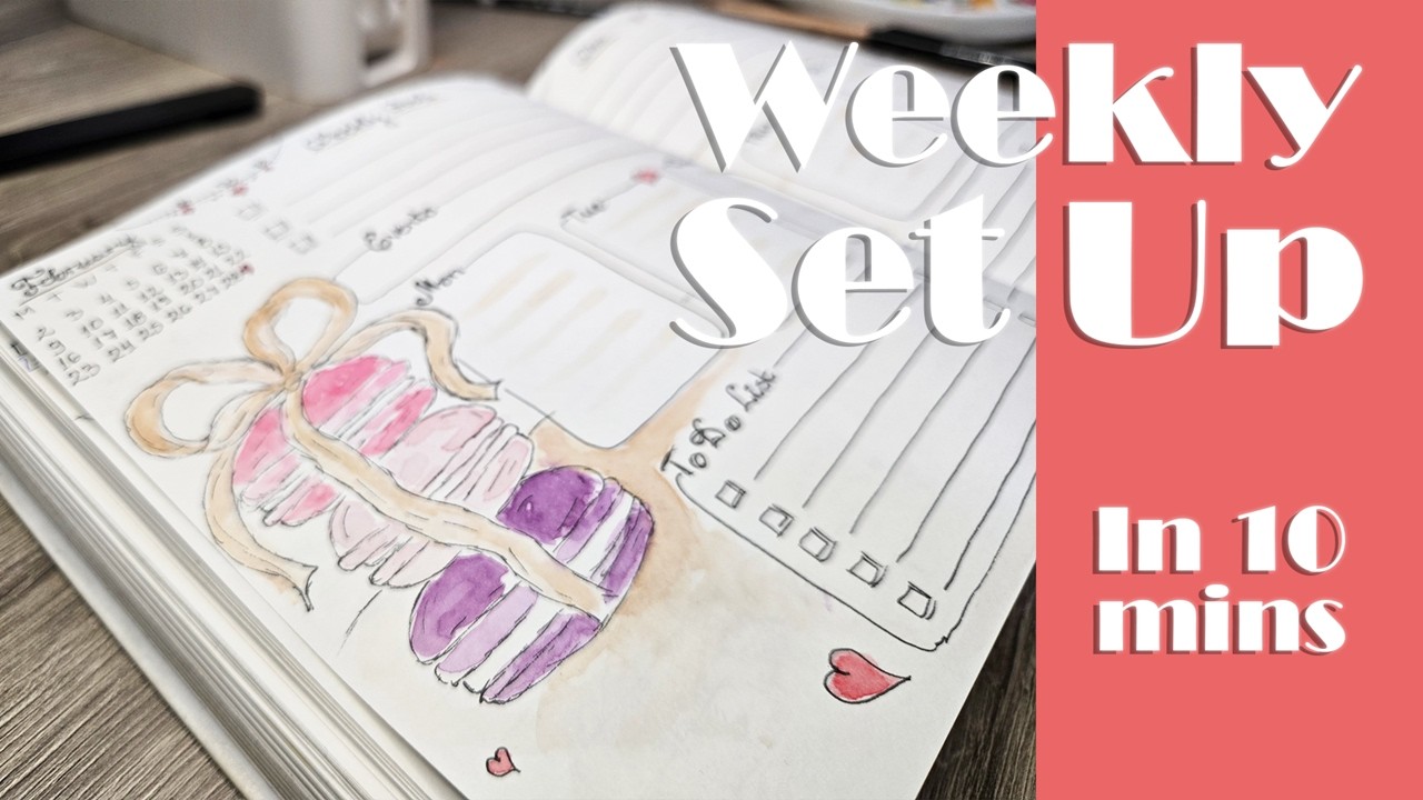 Bullet Journal: Weekly Set Up (in LESS than 10 minutes)