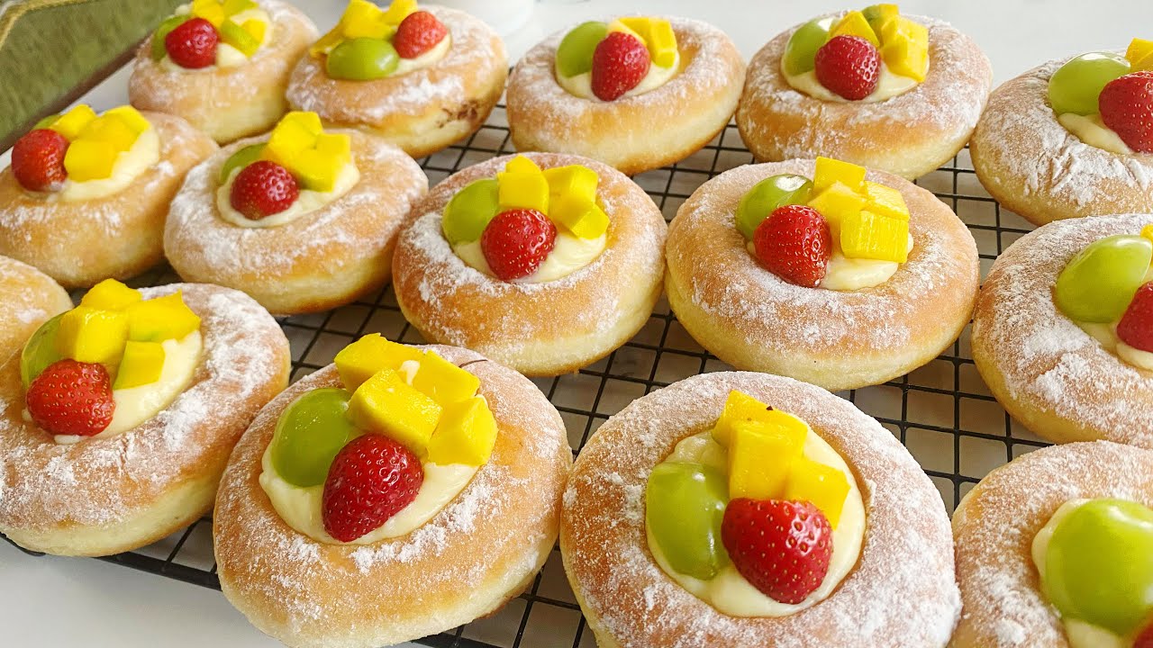 DONAT BUAH VIRAL, IDE BAKULAN KEKINIAN LENGKAP PERHITUNGAN MODALNYA