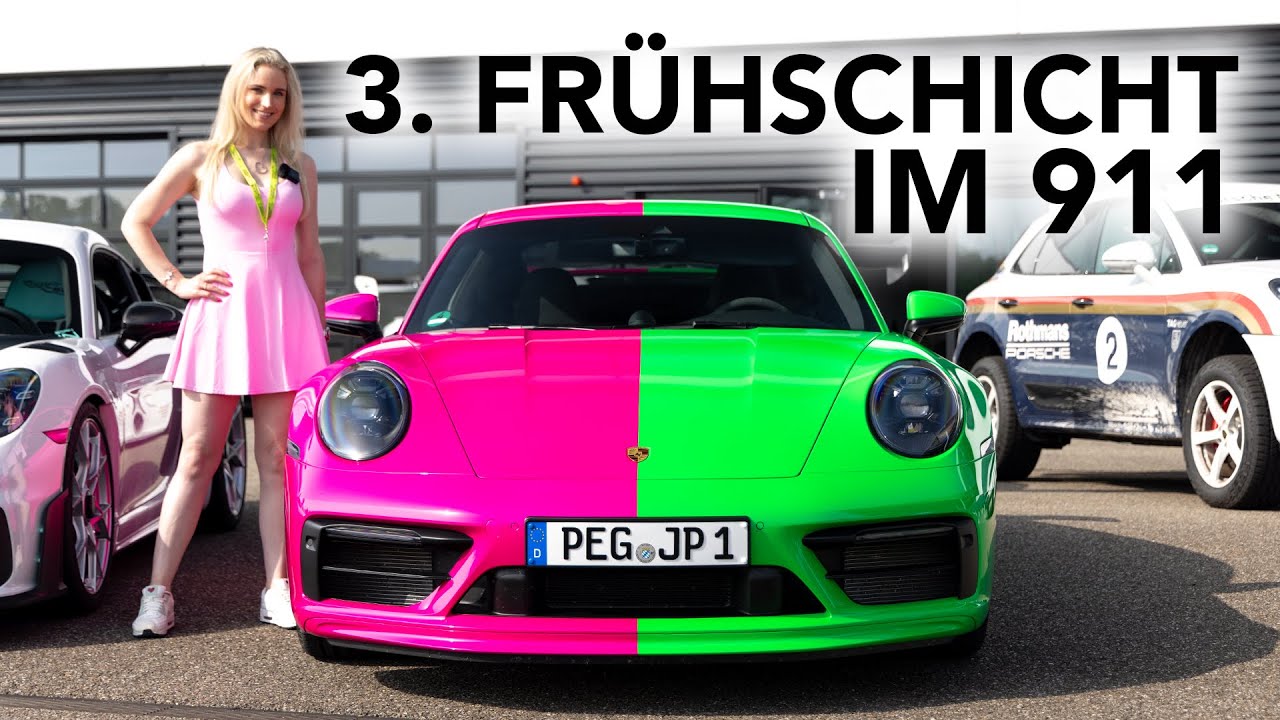 3. Porsche Frühschicht mit meinem Porsche 911 992 Carrera T mit Aero Kit am PEC Hockenheimring