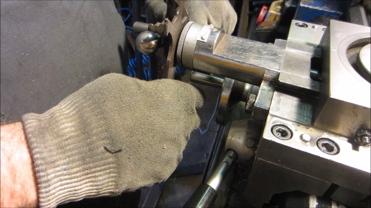 Tokarka NuTOOL  Kasowanie luzu suportu prt.14 ( Erasing play lathe)