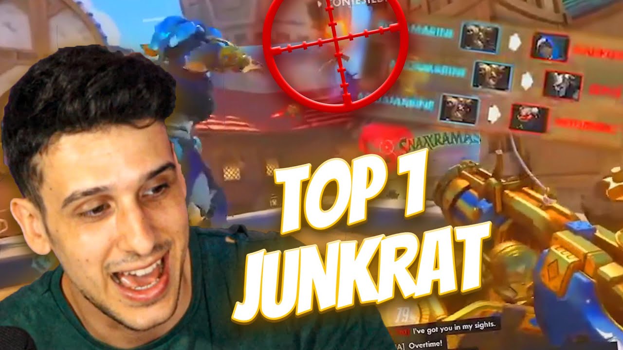 REACCIONANDO AL MEJOR JUNKRAT DEL MUNDO - AQUAMARINE | Toniki Overwatch