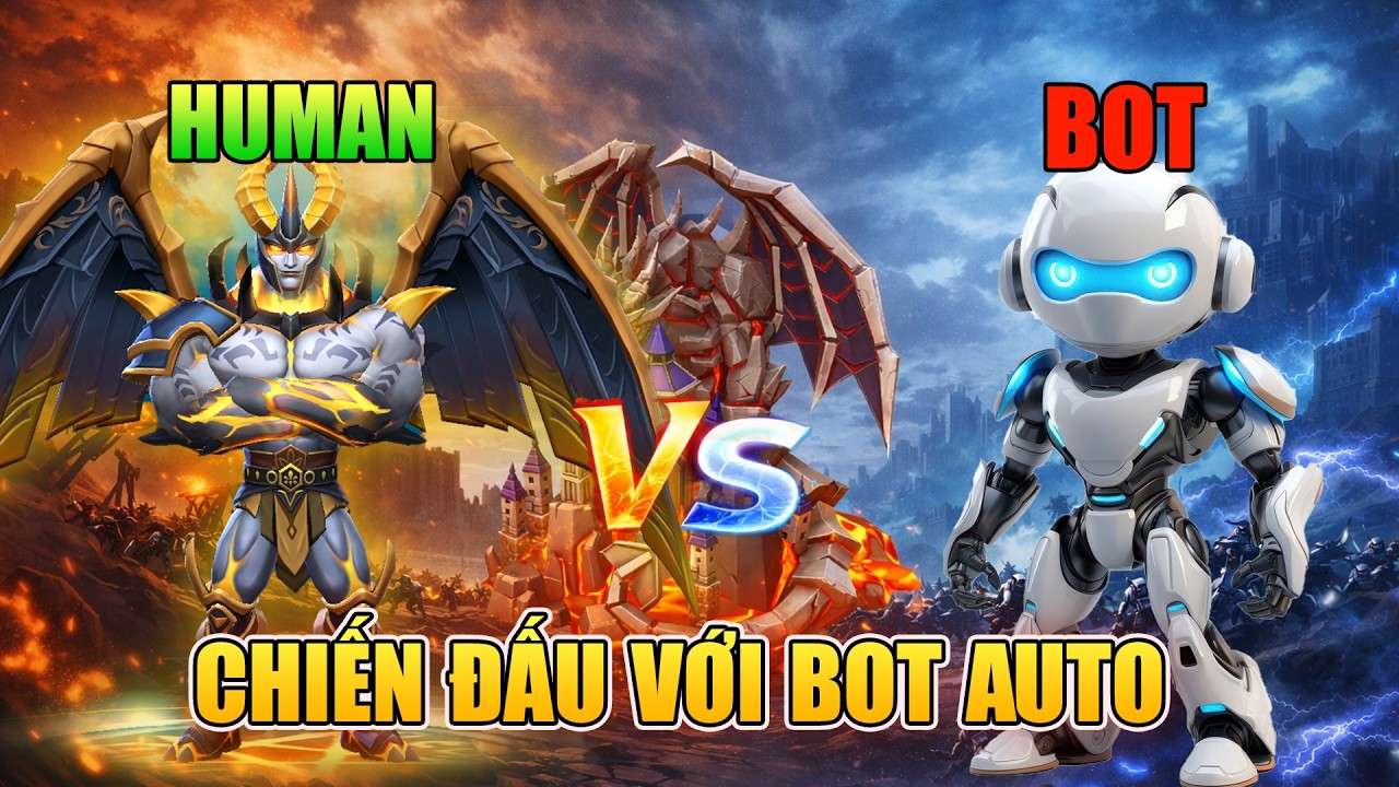 Chiến Đấu Với Dàn Bot Auto Join Lính 3 giây trong Lords Mobile