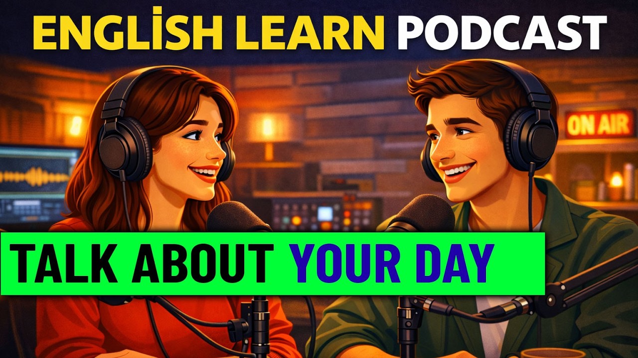 Learn English: Talking About Your Day (Past Tense) | A1–A2 Podcast