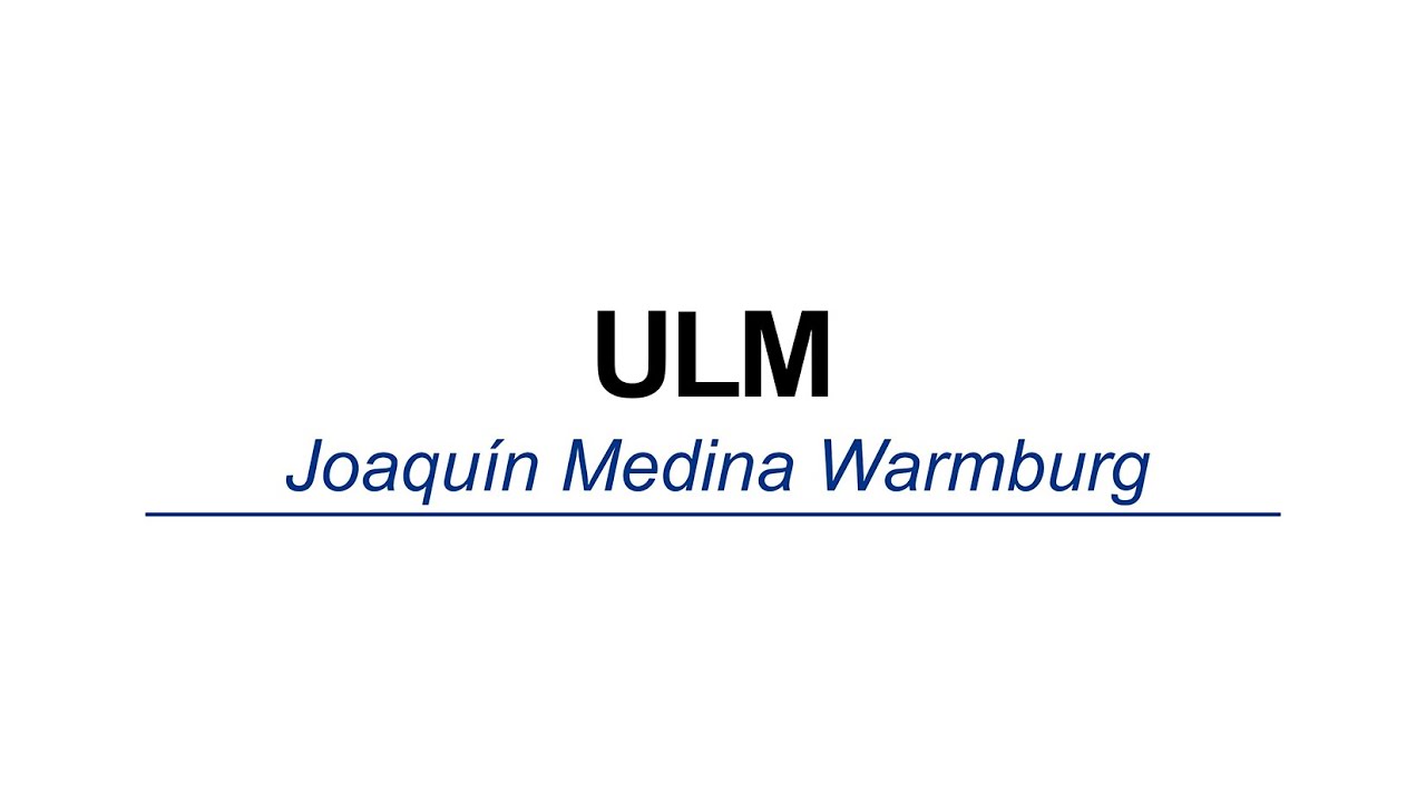 ULM - Joaquín Medina Warmburg | Bauhaus Pedagogías
