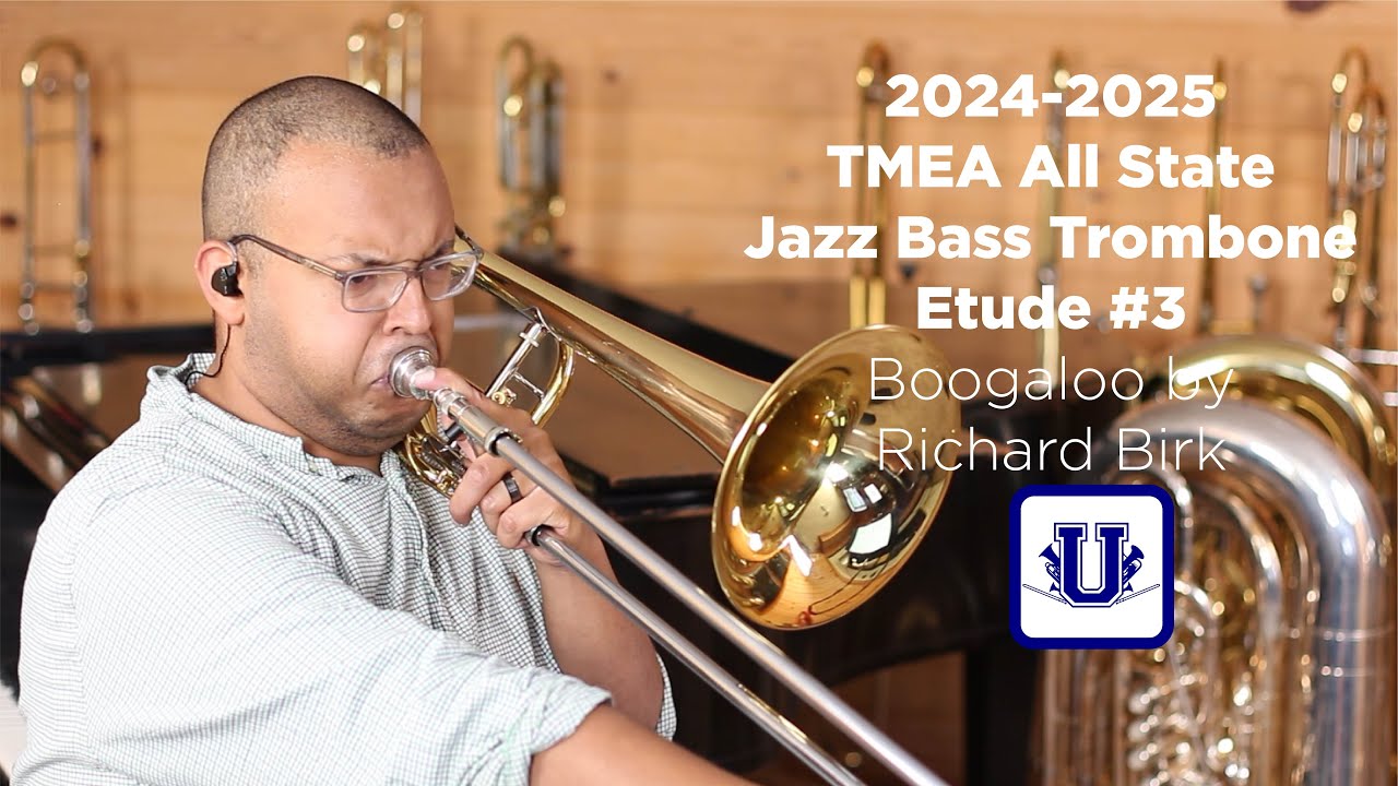 2024-2025 TMEA Jazz Bass Trombone Etude #3 Boogaloo by Richard Birk