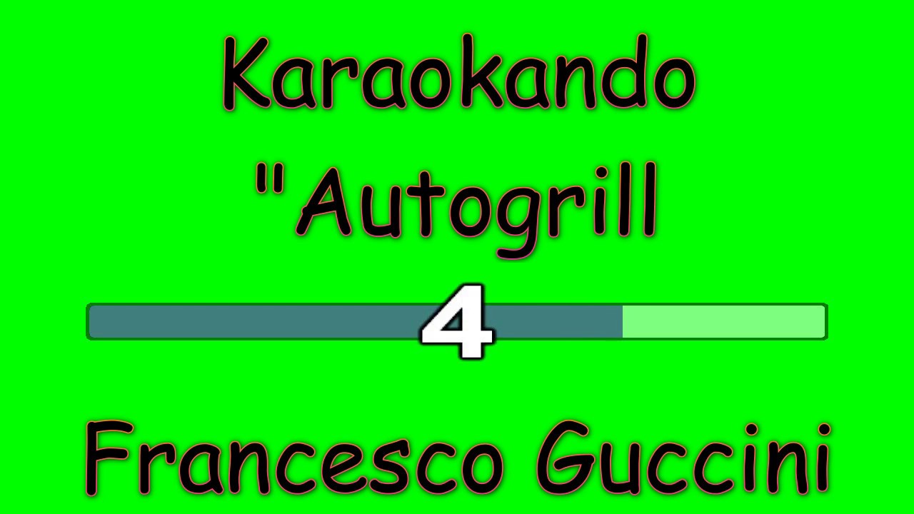 Karaoke Italiano - Autogrill - Francesco Guccini ( Testo )