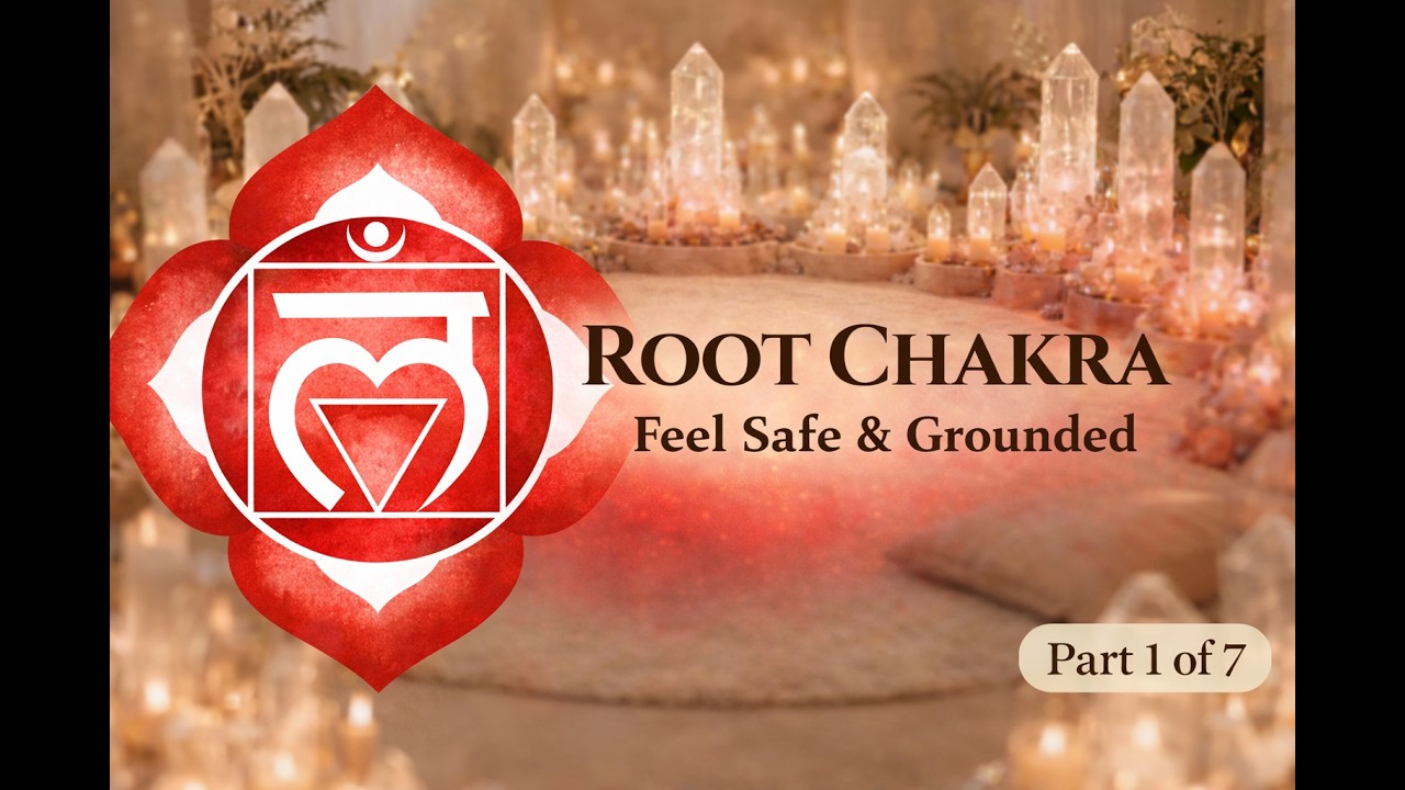 Root Chakra Healing Music, Feel Safe & Grounded | Subliminal Affirmations + Lam Chant