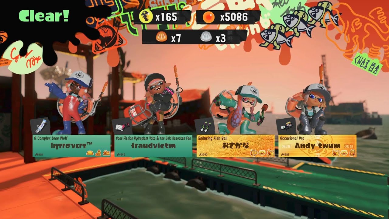 Salmon Run Freelance #186 (Marooners Bay) - Splatoon 3