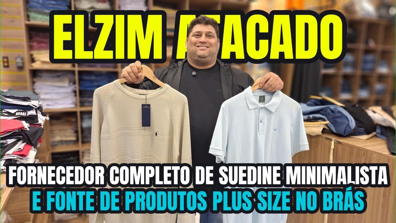 🚨 REVELEI! FONTE DE CAMISAS SUEDINE MINIMALISTA E PLUS SIZE NO BRÁS (DUPLIQUE SUA RENDA EXTRA) 🤑
