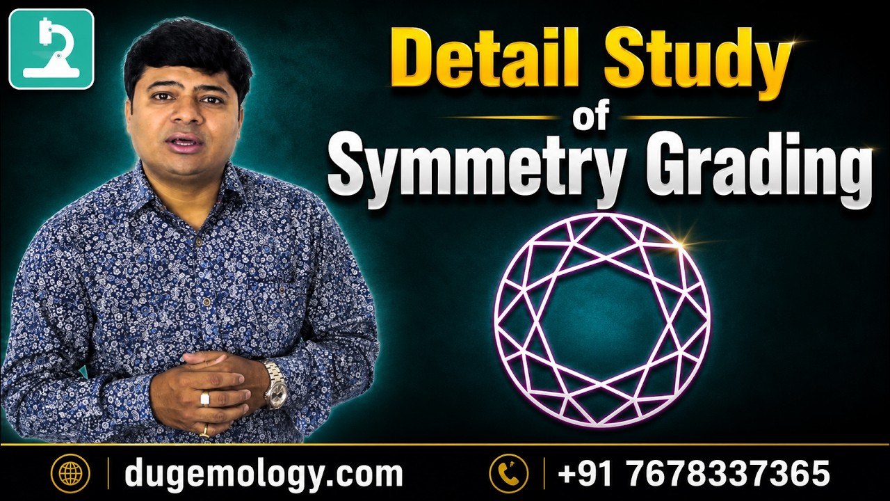 हीरे में Symmetry Grading की Detail Study | Diamond Education - Detail Study of Symmetry Grading.