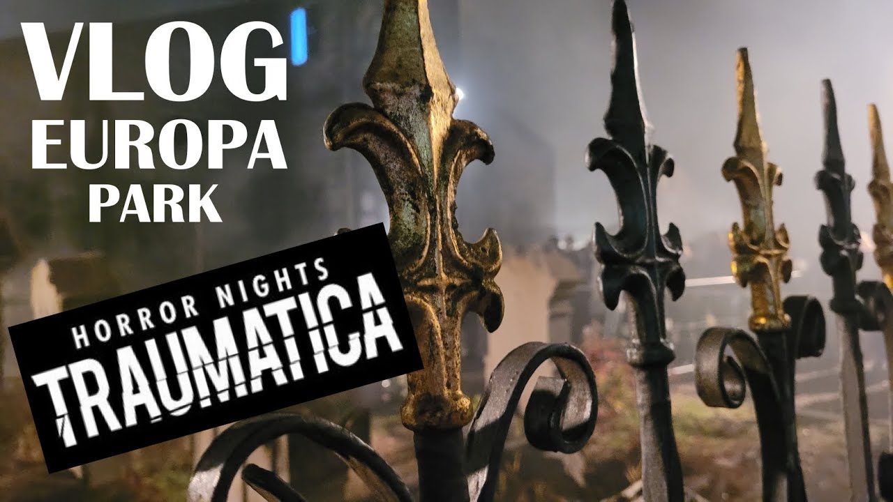 Vlog Europa Park halloween 2021: Traumatica la nuit de l'horreur ( la peur de notre vie ) 😱