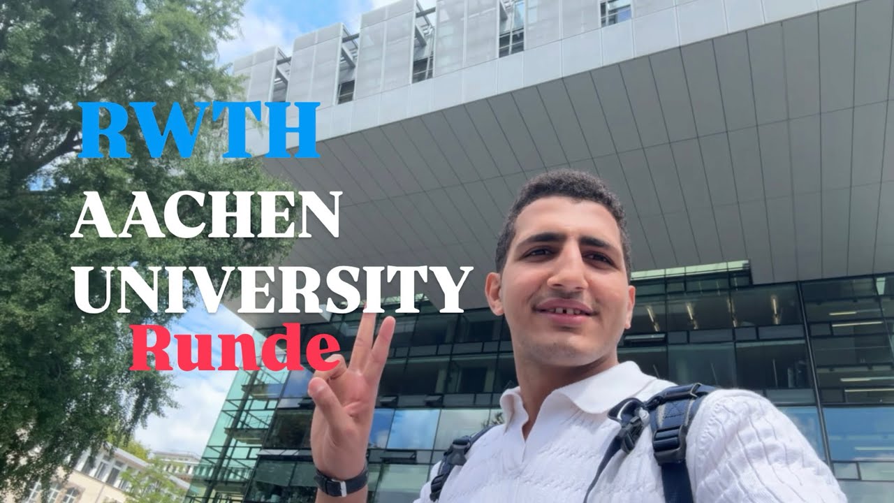 جولة ممتعة داخل جامعة RWTH Aachen 🇩🇪🏫| شوف السكاشن والقاعات بنفسك!