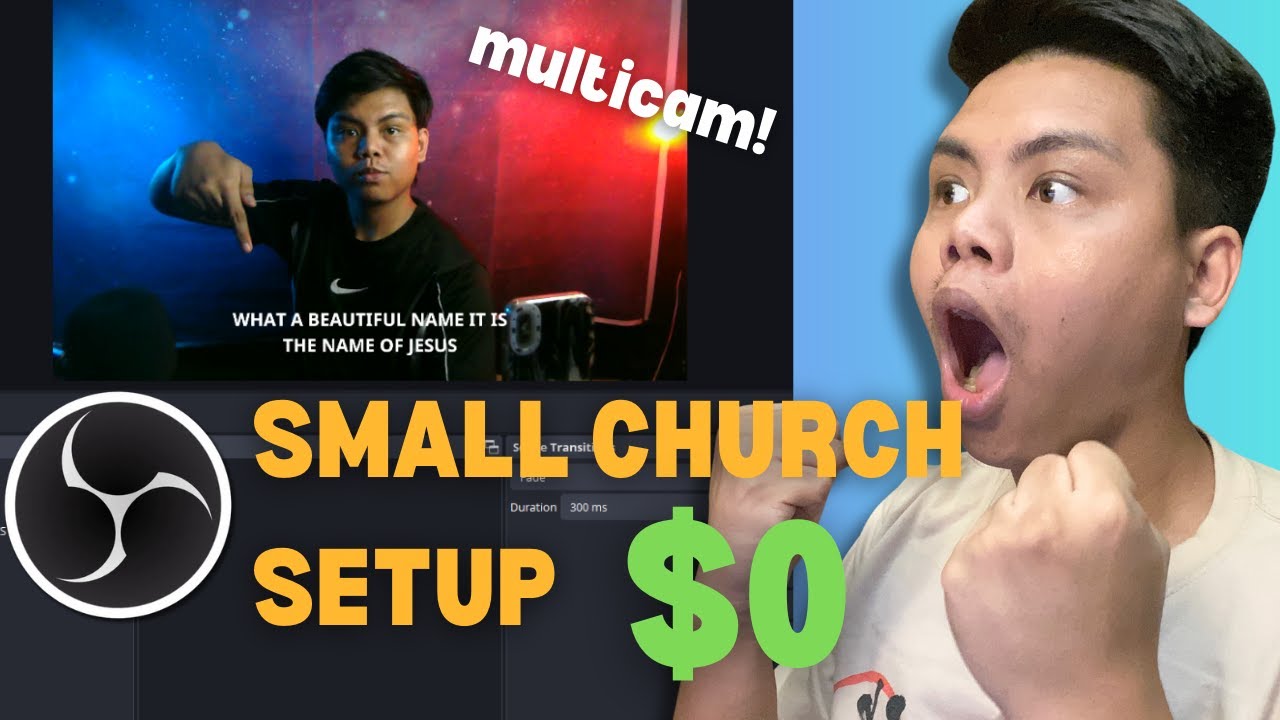 EASY AND BASIC OBS SETUP FOR SMALL CHURCHES 2024