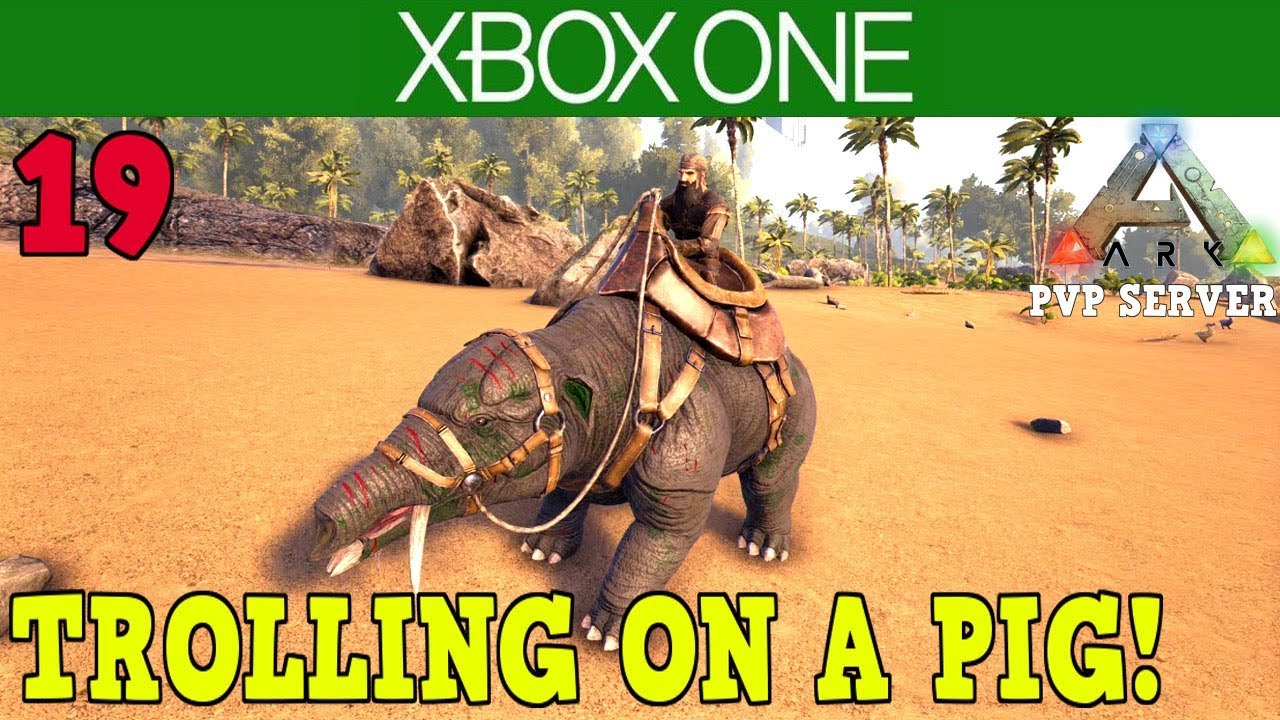 PHIOMIA TROLLING!- XBOX ONE ARK PVP SERVER! - ARK SURVIVAL EVOLVED [ 19 ]