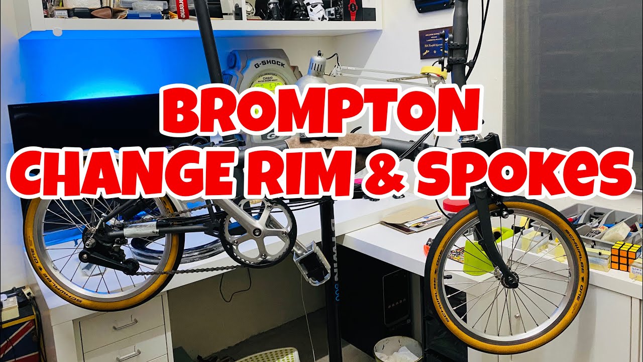 Brompton - DIY replace rim and spokes