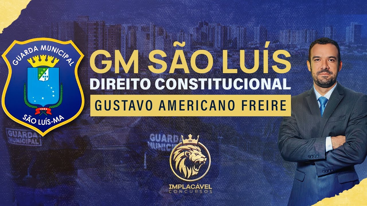 GUARDA MUNICIPAL DE SÃO LUÍS | DIREITO CONSTITUCIONAL| BANCA SELECON