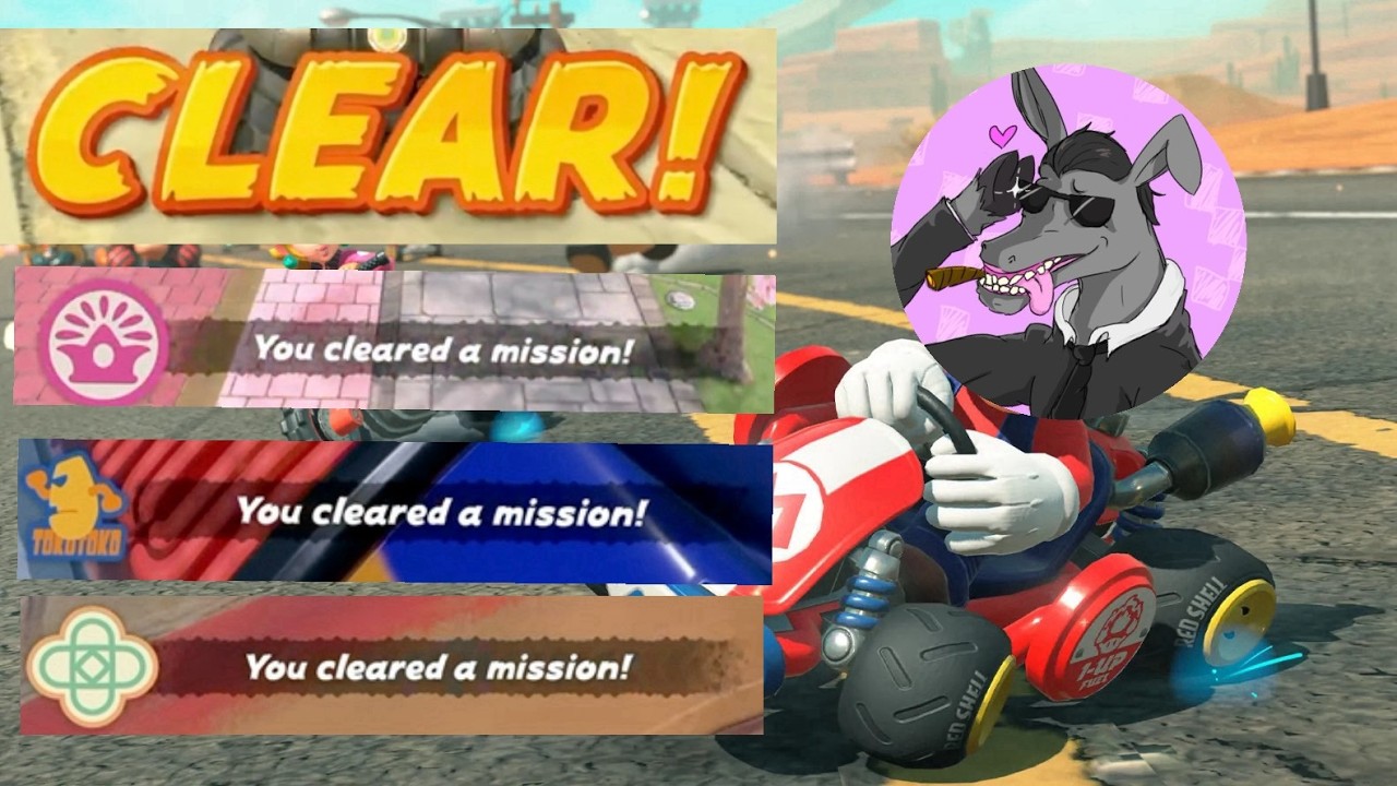 Dunkey is obsessed with the stamps... (Mario Kart World stream highlights)