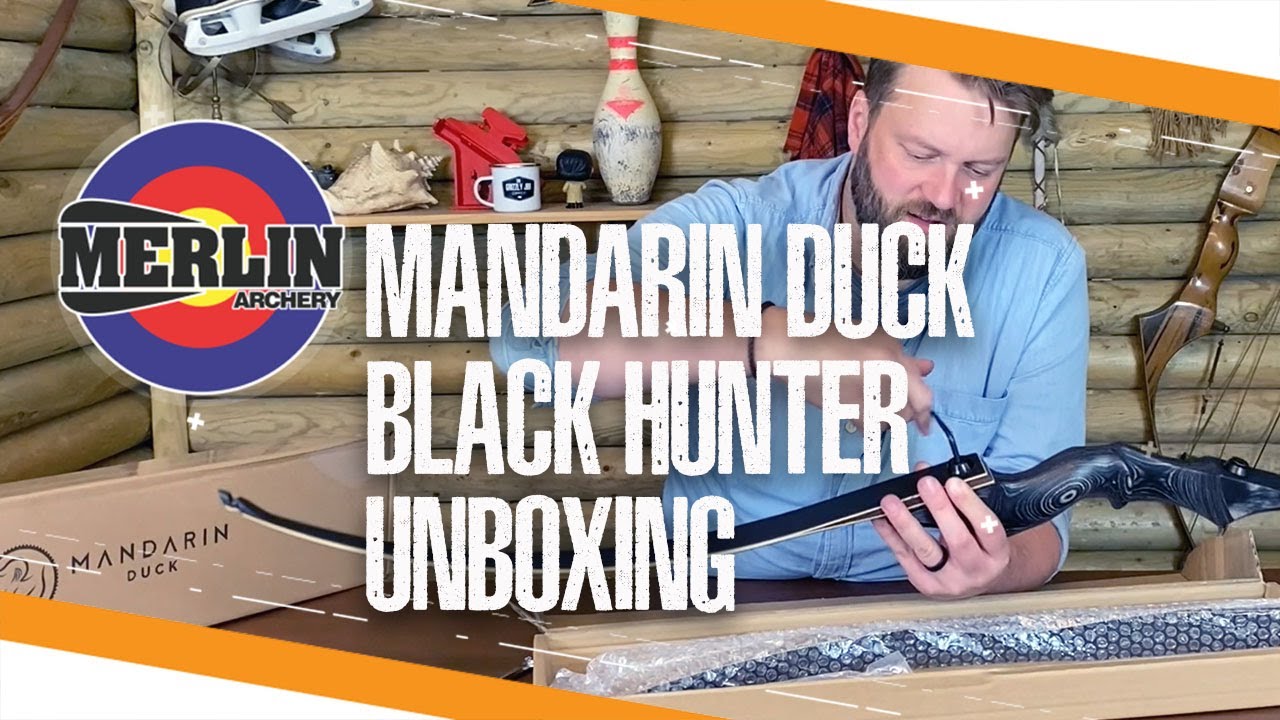 Mandarin Duck Black Hunter unboxing - traditional archery